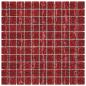 Preview: Mosaikfliesen 11 Stk. Rot 30x30 cm Glas