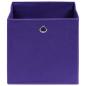 Preview: Aufbewahrungsboxen 10 Stk. Vliesstoff 28x28x28 cm Lila