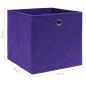 Preview: Aufbewahrungsboxen 10 Stk. Vliesstoff 28x28x28 cm Lila