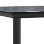 Preview: 9-tlg. Garten-Essgruppe mit Kissen Grau Poly Rattan