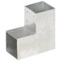 Preview: Pfostenverbinder L-Form Verzinktes Metall 101 x 101 mm