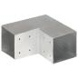 Preview: Pfostenverbinder L-Form Verzinktes Metall 101 x 101 mm