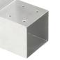 Preview: Pfostenverbinder L-Form Verzinktes Metall 101 x 101 mm