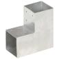 Preview: Pfostenverbinder L-Form Verzinktes Metall 101 x 101 mm