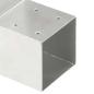 Preview: Pfostenverbinder L-Form Verzinktes Metall 101 x 101 mm