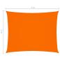 Preview: Sonnensegel Oxford-Gewebe Rechteckig 2x3 m Orange