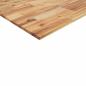 Preview: Schreibtischplatte Ölbeschichtung 120x50x2 cm Massivholz Akazie