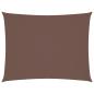 Preview: Sonnensegel Oxford-Gewebe Rechteckig 3x6 m Braun
