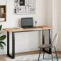 Preview: Tischplatte Rechteckig 120x50x2 cm Massivholz Akazie