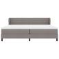 Preview: Boxspringbett mit Matratze Taupe 200x200 cm Stoff