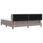 Preview: Boxspringbett mit Matratze Taupe 200x200 cm Stoff