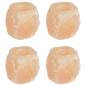 Preview: ARDEBO.de - Kerzenhalter Rosa Himalaya-Salz Mittel Dekorative Intarsien