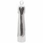 Preview: Skulptur Silber 10x16x49 cm aus Aluminium