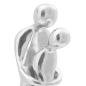 Preview: Skulptur Silber 10x16x49 cm aus Aluminium