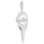 Preview: Wandmontierte Schwertfisch Silber 91x8x26 cm aus Aluminium
