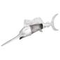 Preview: Wandmontierte Schwertfisch Silber 91x8x26 cm aus Aluminium