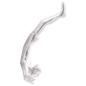 Preview: Skulptur Silber 22x8x25 cm Aluminium fallender Mann