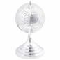 Preview: Globus Skulptur Silber 16,5x14x26 cm aus Aluminium