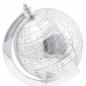Preview: Globus Skulptur Silber 16,5x14x26 cm aus Aluminium