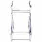 Preview: Weinregal Silber 23x14x28 cm Aluminium