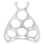 Preview: Weinregal Silber 32x14x37,5 cm Aluminium
