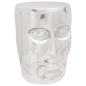 Preview: ARDEBO.de - Hocker Silber 33x33x45 cm aus Aluminium