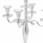Preview: Kerzenhalter Silber 29x29x40 cm Aluminium