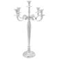 Preview: Kerzenhalter Silber 39x39x60 cm Aluminium