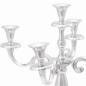 Preview: Kerzenhalter Silber 39x39x60 cm Aluminium