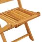 Preview: Garten Bistro Set 3 Stk. Braun Massivholz Akazie