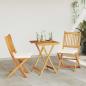 Preview: 3-teiliges Garten Bistro Set aus massivem Akazienholz