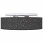 Preview: Deckenlampe mit Strahlern Schwarz 38 x 38 x 13,5 cm Stoff