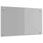 Preview: ARDEBO.de - Küchenrückwand in Lichtgrau, 70x40x0,6 cm, aus Sicherheitsglas