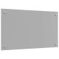 Preview: Küchenrückwand in Lichtgrau, 70x40x0,6 cm, aus Sicherheitsglas