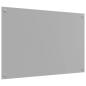 Preview: Küchenrückwand Hellgrau 90x60x0,6 cm aus Sicherheitsglas