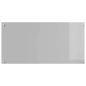 Preview: Küchenrückwand in Lichtgrau, 100x50x0,6 cm aus gehärtetem Glas