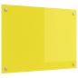 Preview: ARDEBO.de - Küchenrückwand Gelb 70x50x0,6 cm Sicherheitsglas