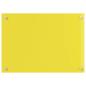 Preview: Küchenrückwand Gelb 70x50x0,6 cm Sicherheitsglas