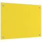 Preview: Küchenrückwand Gelb 70x50x0,6 cm Sicherheitsglas