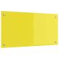 Preview: ARDEBO.de - Küchenrückwand Gelb 80x40x0,6 cm aus Sicherheitsglas