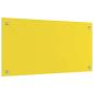 Preview: Küchenrückwand Gelb 80x40x0,6 cm aus Sicherheitsglas