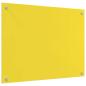 Preview: Küchenrückwand Gelb 80x60x0,6 cm Sicherheitsglas