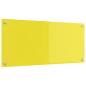 Preview: ARDEBO.de - Küchenrückwand Gelb Einscheibensicherheitsglas 90 x 40 x 0.6 cm