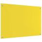 Preview: Küchenrückwand Gelb 90x60x0,6 cm aus Einscheibensicherheitsglas
