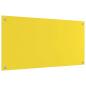 Preview: Küchenrückwand Gelb 100x50x0,6 cm Sicherheitsglas
