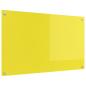 Preview: ARDEBO.de - Küchenrückwand Gelb 100x60x0,6 cm aus Sicherheitsglas