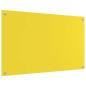 Preview: Küchenrückwand Gelb 100x60x0,6 cm aus Sicherheitsglas