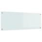 Preview: ARDEBO.de - Küchenrückwand in Weiß 110x40x0,6 cm aus Sicherheitsglas