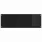 Preview: Küchenrückwand Schwarz 120x40x0,6 cm aus Sicherheitsglas