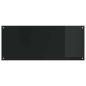 Preview: Küchenrückwand Schwarz 120x50x0.6 cm Sicherheitsglas